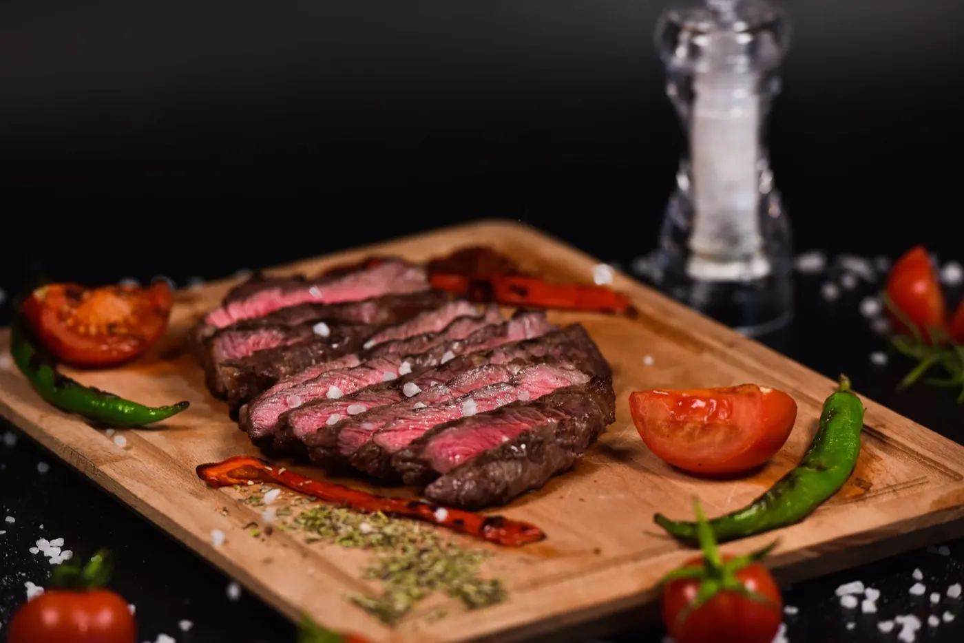 La bistecca, alla brace, un altro scorcio